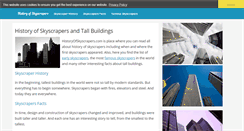 Desktop Screenshot of historyofskyscrapers.com